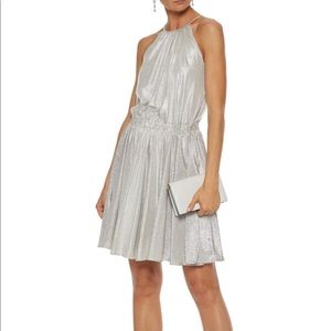 Halston Heritage Metallic Jersey Dress - Size M